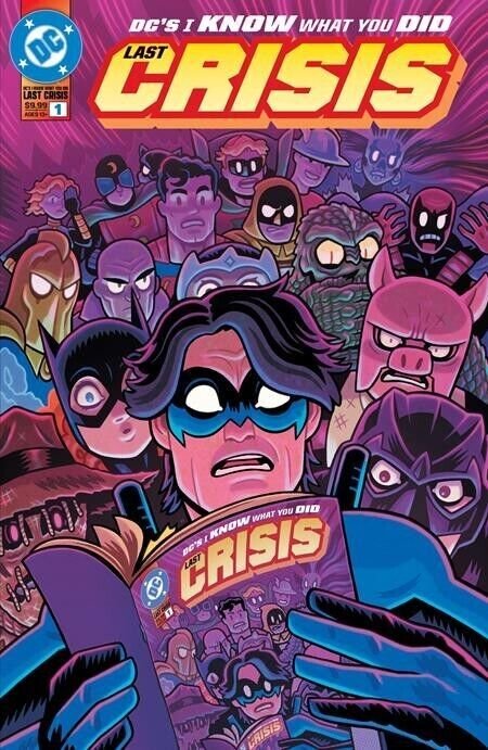 DC's I Know What You Did Last Crisis #1 (2024), raw comic book in NM condition — front cover