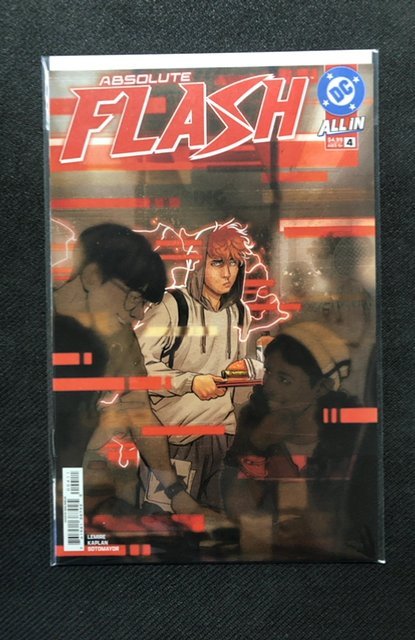 Absolute Flash #4 (DC Comics, 2025), raw, ungraded comic book — front cover