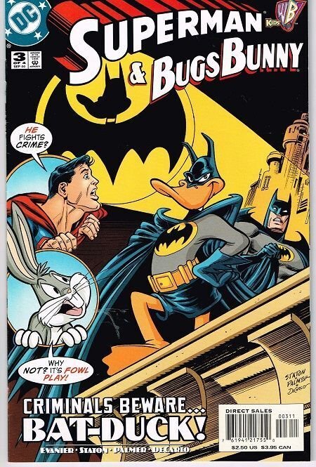 Superman & Bugs Bunny #3 (2000), raw, ungraded comic book — front cover
