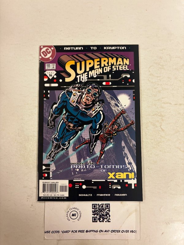 Superman the Man of Steel #111 (DC Comics), raw comic book in NM condition — front cover