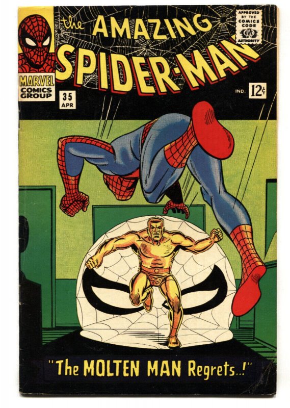 Amazing Spider-Man #35 (Marvel Comics, 1966), raw comic book in VF- condition — front cover