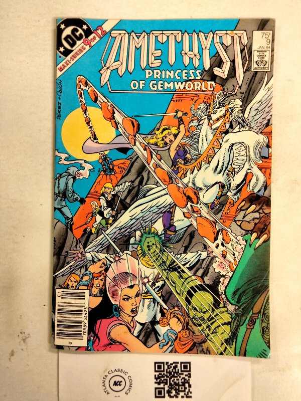 Amethyst #9 (DC Comics), raw comic book in VF condition — front cover