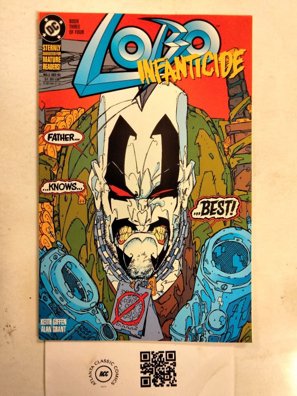 Lobo Infanticide #3 (DC Comics), raw comic book in NM condition — front cover