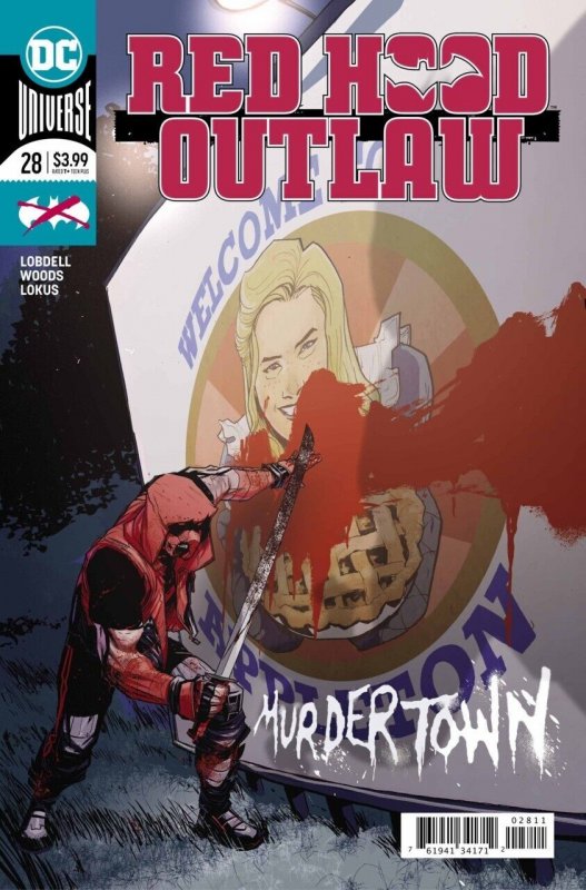 Red Hood Outlaw #28 (DC Comics, 2018), raw comic book in VF/NM 9.0 condition — front cover