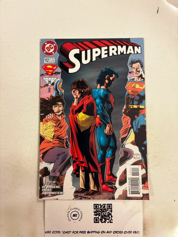 Superman #112 (DC Comics), raw comic book in NM condition — front cover