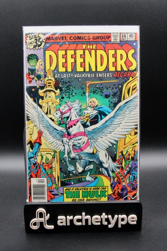 The Defenders #66 (Marvel Comics, 1978), raw, ungraded comic book — front cover