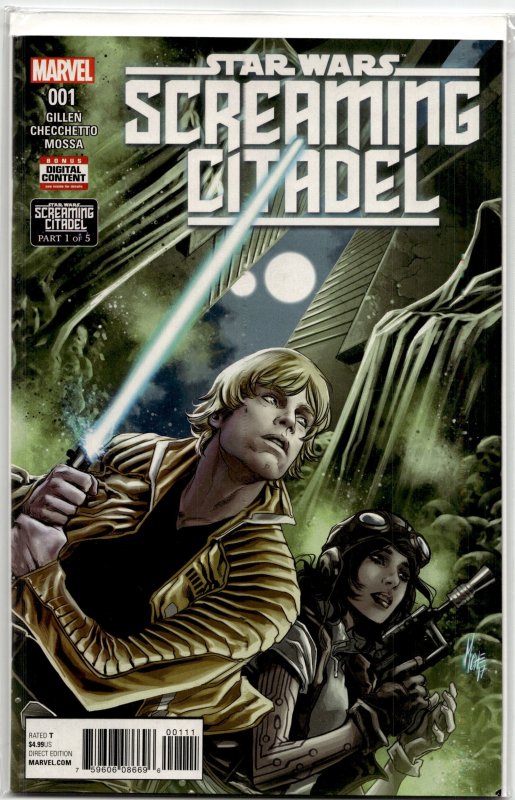 Star Wars: Screaming Citadel (2017) Star Wars (Marvel Comics, 2017), raw, ungraded comic book — front cover