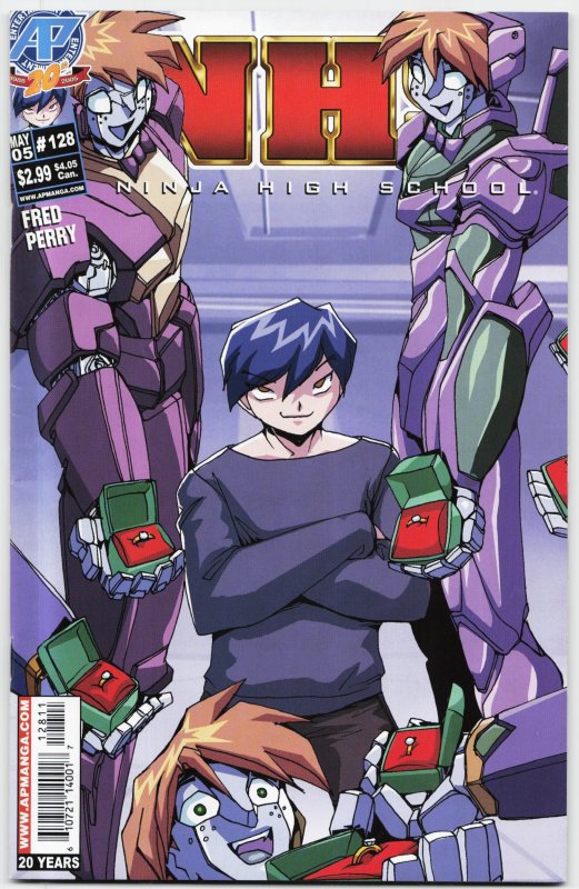 Ninja High School #128 (2005), raw, ungraded comic book — front cover