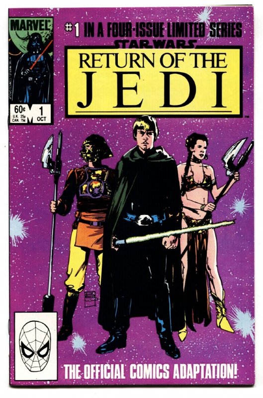 Star Wars: Return of the Jedi #1 (Marvel Comics, 1983), raw comic book in VF/NM condition — front cover