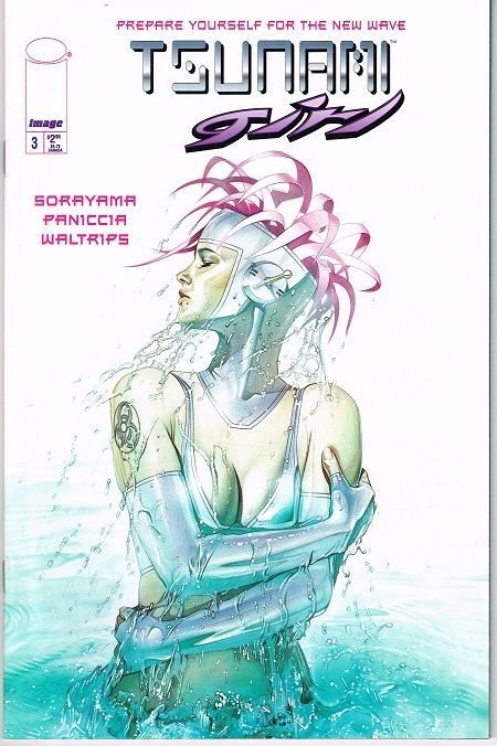Tsunami Girl #3 (1999), raw, ungraded comic book — front cover