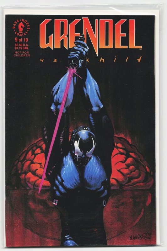 Grendel: War Child #9 (Dark Horse Comics, 1993), raw, ungraded comic book — front cover