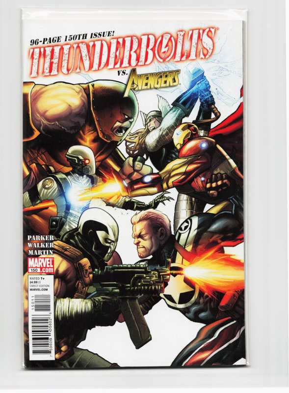 Thunderbolts #150 (Marvel Comics, 2011), raw, ungraded comic book — front cover