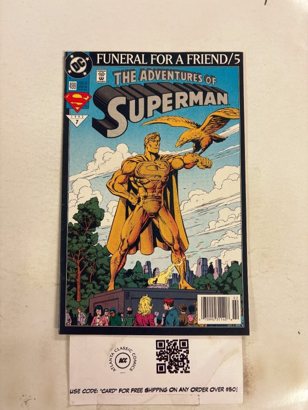 Adventures of Superman #499 (DC Comics, 1993), raw comic book in NM condition — front cover