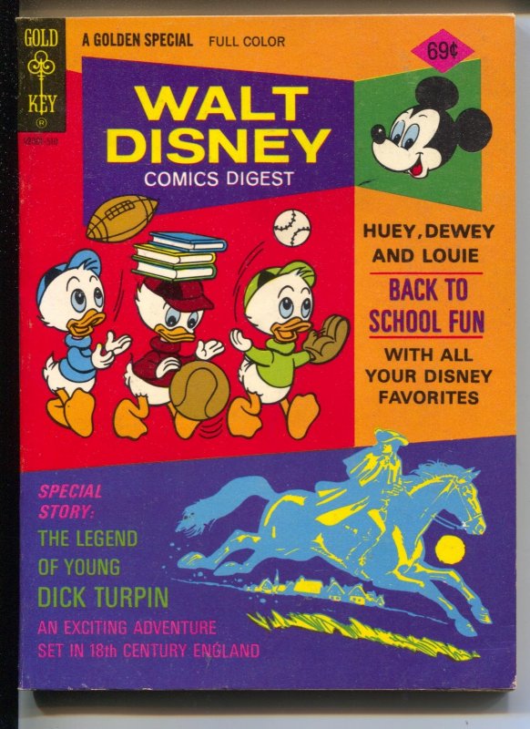 Walt Disney Comics Digest #55 (Gold Key Comics, 1975), raw, ungraded comic book — front cover
