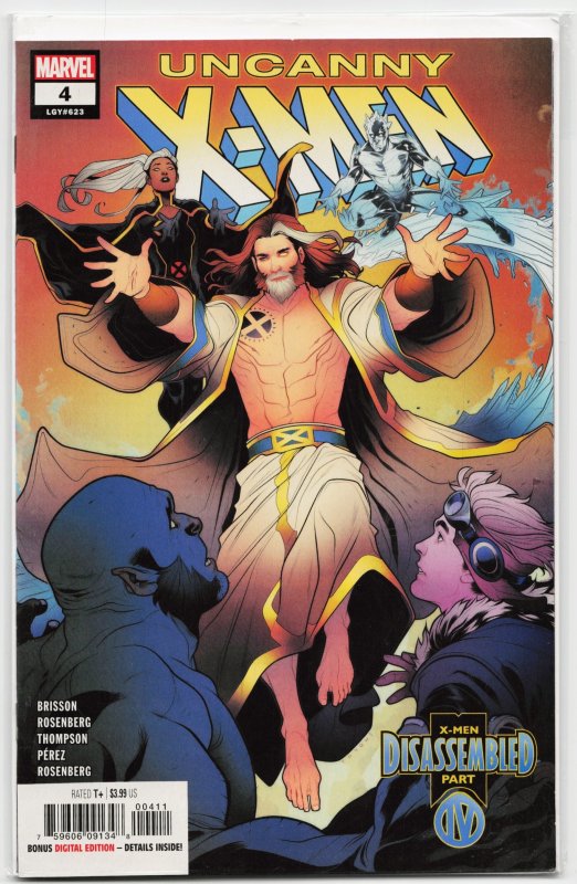 Uncanny X-Men #4 (Marvel Comics, 2019), raw, ungraded comic book — front cover