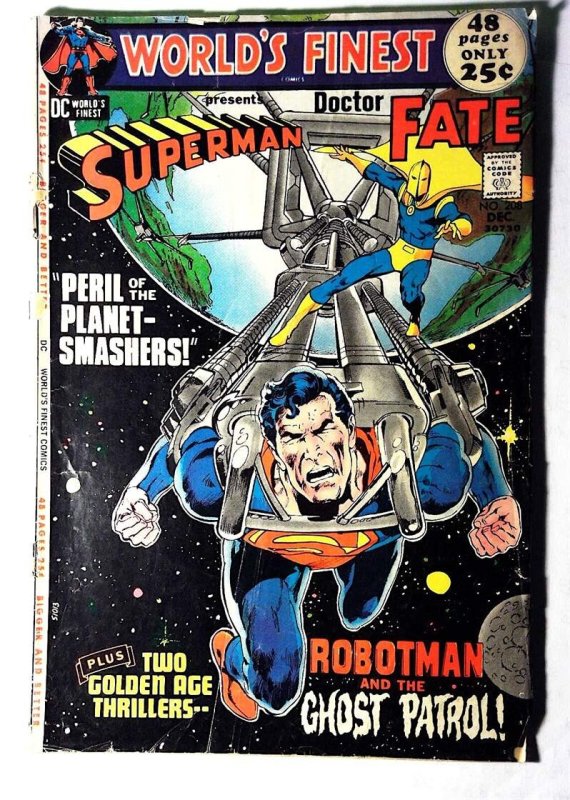 World's Finest #208 (DC Comics, 1971), raw, ungraded comic book — front cover