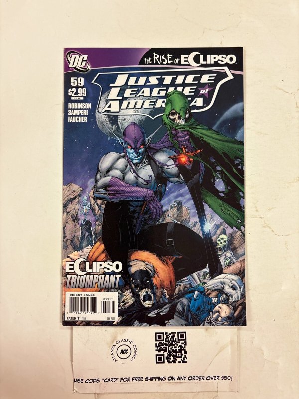 Justice League of America #59 (DC Comics), raw comic book in NM condition — front cover
