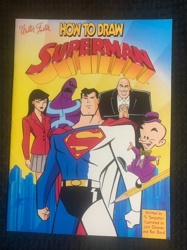 1998 How to Draw Superman Walter Foster FN+ 6.5 DC Comics (DC Comics, 1998), raw comic book in FN+ 6.5 condition — front cover
