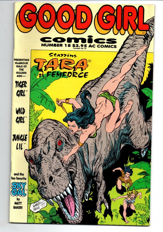 Good Girl Comics #18 (1995), raw comic book in VF condition — front cover