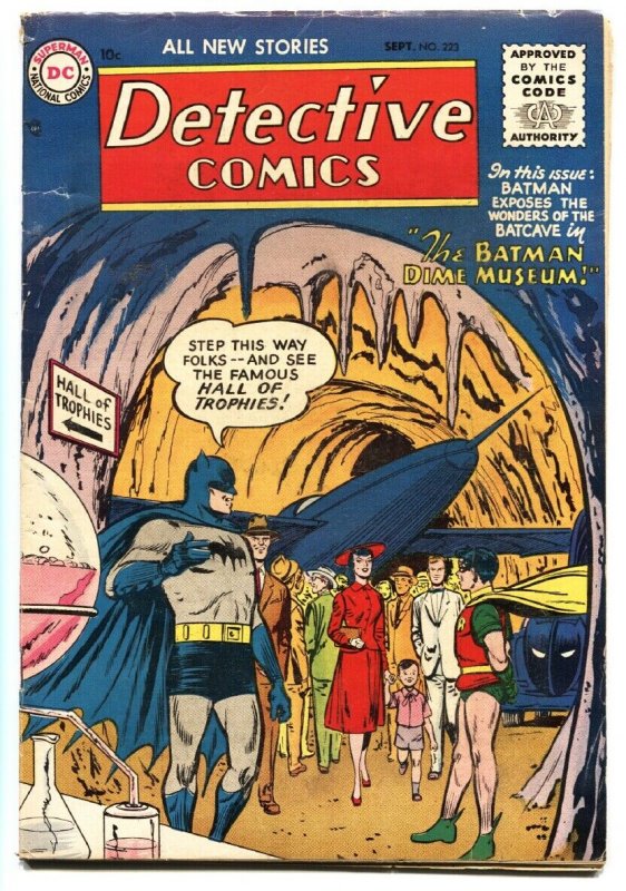 Detective Comics #223 (DC Comics, 1955), raw, ungraded comic book — front cover