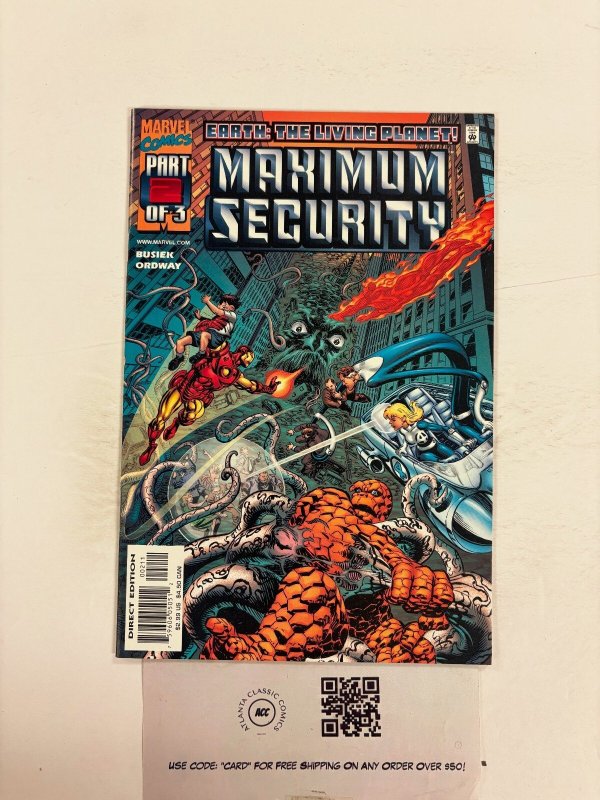 Maximum Security #3 (Marvel Comics), raw comic book in NM condition — front cover