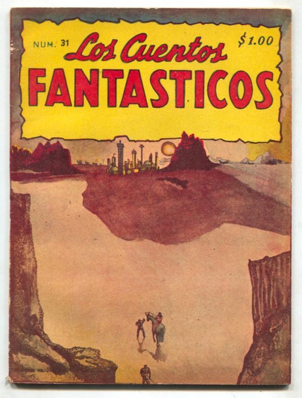 Pulp: Los Cuentos Fantasticos #31 (1951), raw, ungraded comic book — front cover