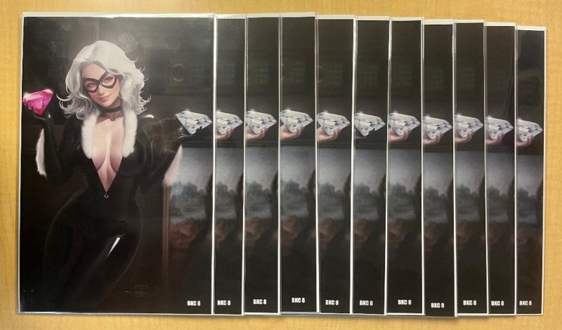 Black Cat Cosplay Masked #11, raw, ungraded comic book — front cover