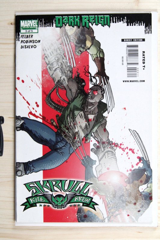 Dark Reign: Lethal Legion #3 (Marvel Comics, 2009), raw comic book in NM- 9.2 condition — front cover