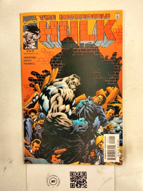 Incredible Hulk #22 (Marvel Comics), raw comic book in NM condition — front cover