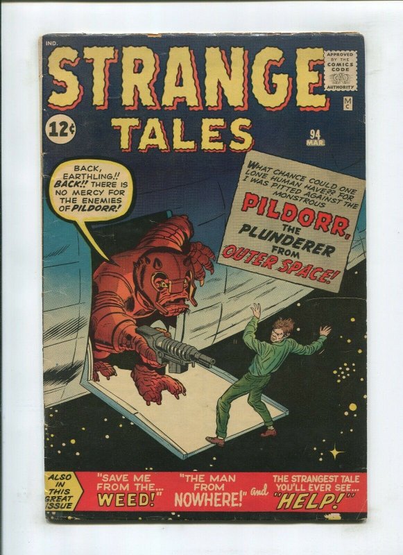 Strange Tales #94 (Marvel Comics, 1962), raw comic book in 6.0 condition — front cover