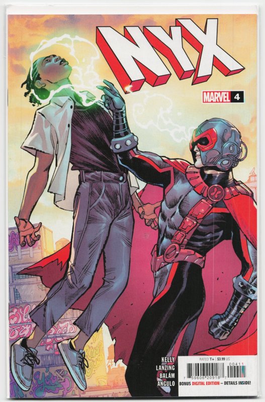 NYX #4 (Marvel Comics, 2024), raw, ungraded comic book — front cover