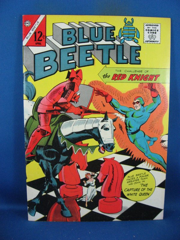 Blue Beetle #5 (Charlton Comics, 1965), raw comic book in VF+ condition — front cover