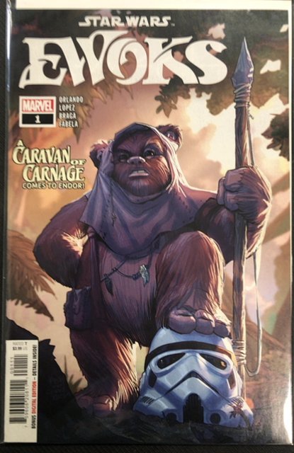 Star Wars: Ewoks #1 (2024), raw, ungraded comic book — front cover