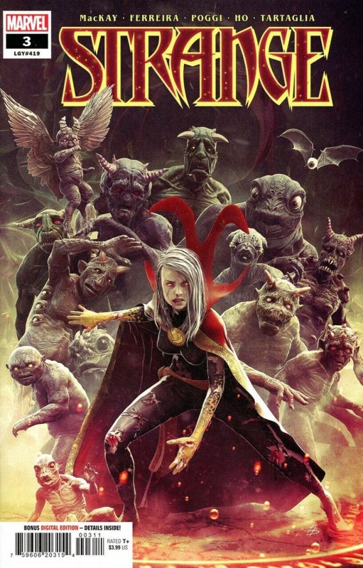 Strange #3 (2022), raw comic book in VF/NM condition — front cover