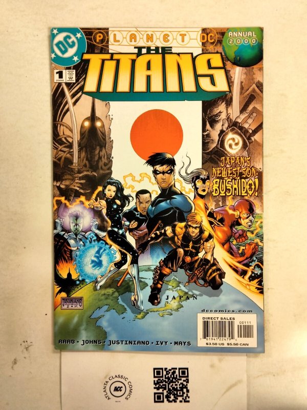 The Titans #1 (DC Comics, 2000), raw comic book in NM condition — front cover