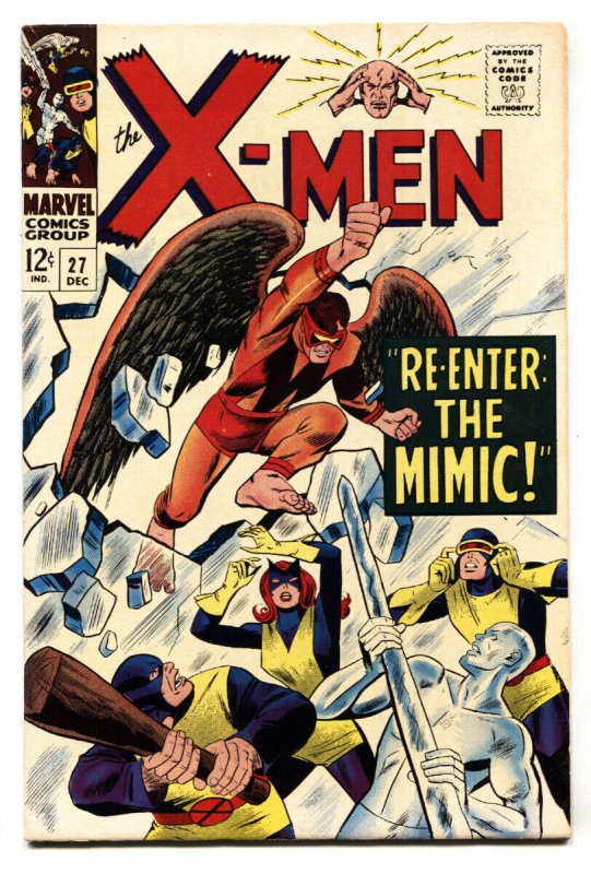 X-Men #27 (Marvel Comics, 1966), raw comic book in VF/NM condition — front cover