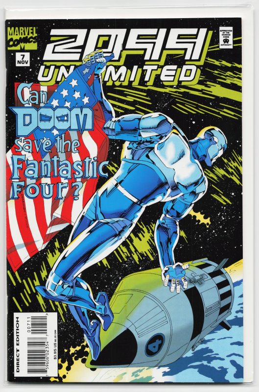 2099 Unlimited #7 (1995), raw, ungraded comic book — front cover