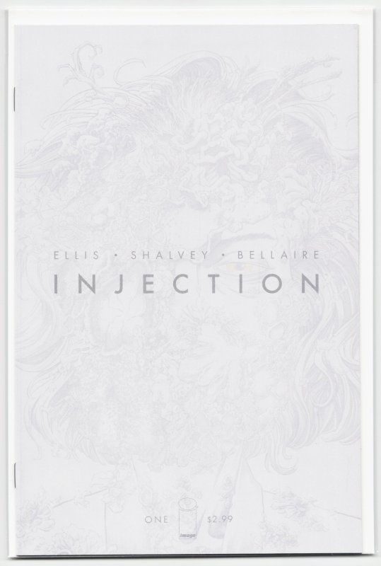 Injection #1 (Image Comics, 2015), raw, ungraded comic book — front cover