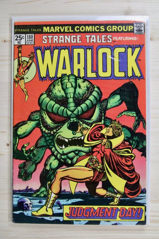 Strange Tales #180 (Marvel Comics, 1975), raw comic book in VF/NM 9.0 condition — front cover