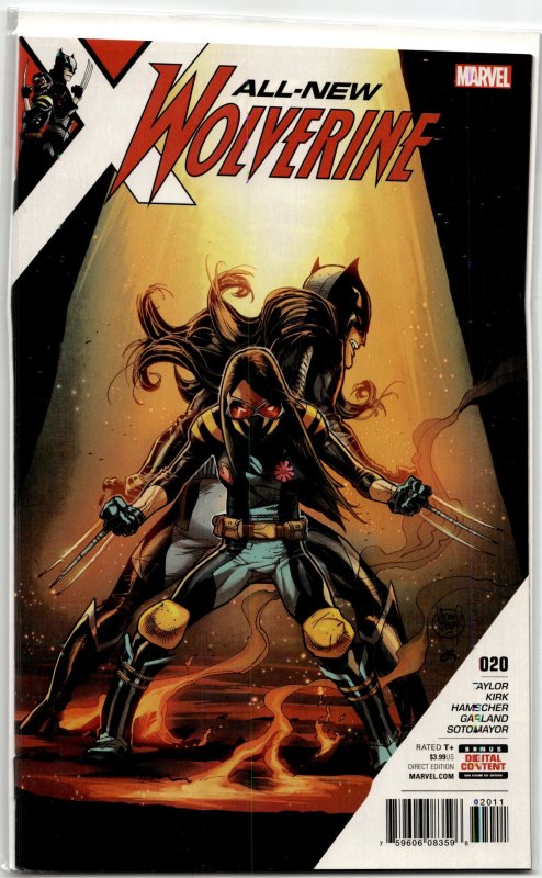 All-New Wolverine #22 (Marvel Comics, 2017), raw, ungraded comic book — front cover