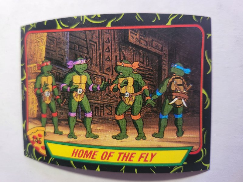 1989 Teenage Mutant Ninja Turtles Series 2 Card #145 (1989), raw, ungraded comic book — front cover