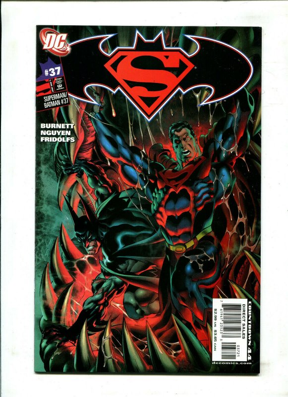 Superman/batman #37 (DC Comics, 2007), raw comic book in 9.2 condition — front cover