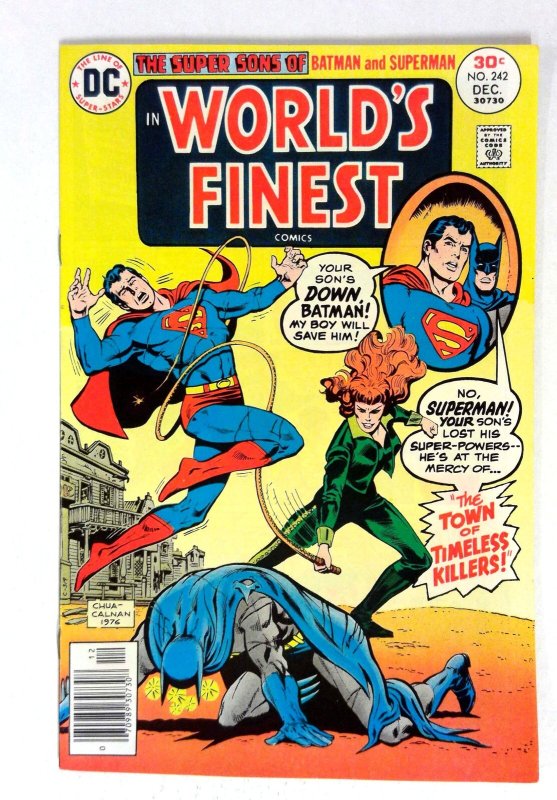 World's Finest Comics #242 (DC Comics, 1976), raw comic book in NM- condition — front cover