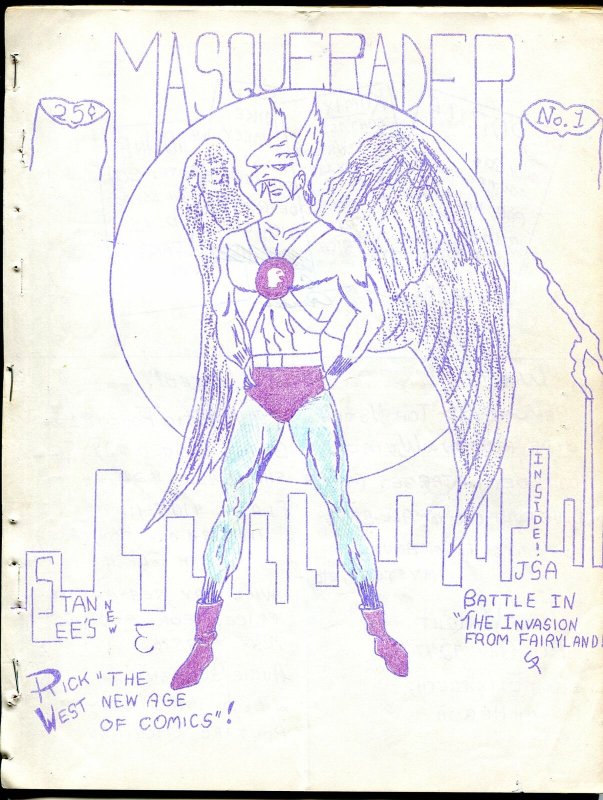 Masquerader #1 (1962), raw, ungraded comic book — front cover