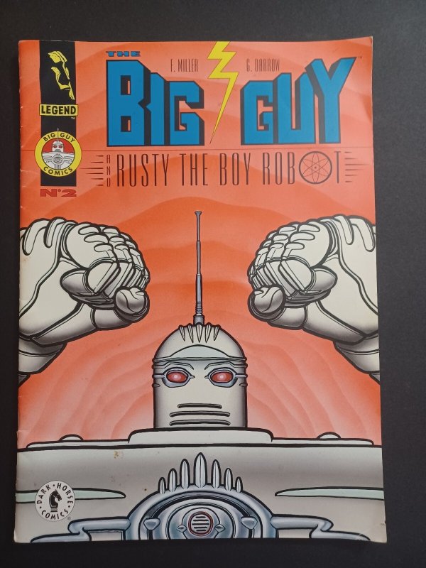 Big Guy and Rusty the Boy Robot #2 (Dark Horse Comics, 1995), raw comic book in VF condition — front cover