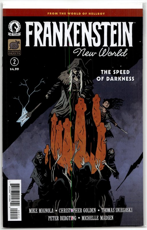 Frankenstein: New World—The Speed of Darkness #2 (2026), raw, ungraded comic book — front cover