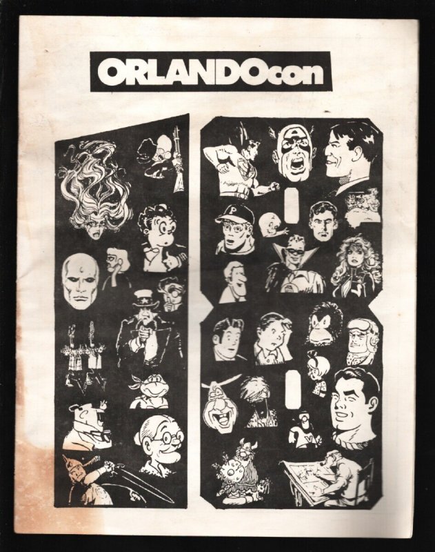 OrlandoCon 1991-Info on Comic Artists from Florida-Shelly Moldoff-Martin Nore... (1991), raw, ungraded comic book — front cover