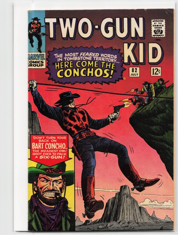 Two-Gun Kid #82 (Marvel Comics, 1966), raw, ungraded comic book — front cover