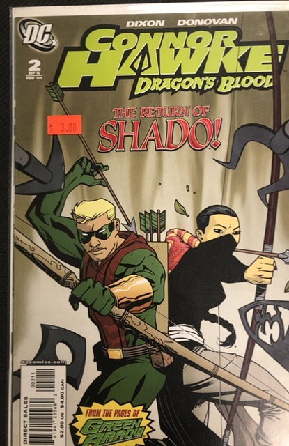 Connor Hawke: Dragon's Blood #2 (2007), raw, ungraded comic book — front cover
