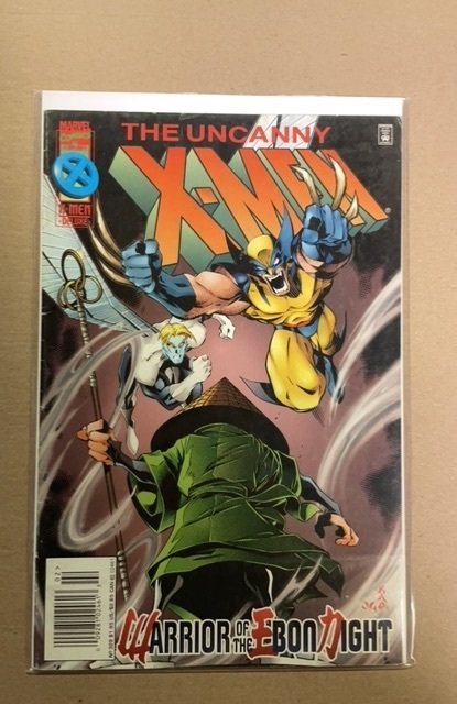 The Uncanny X-Men #329 (Marvel Comics, 1996), raw, ungraded comic book — front cover